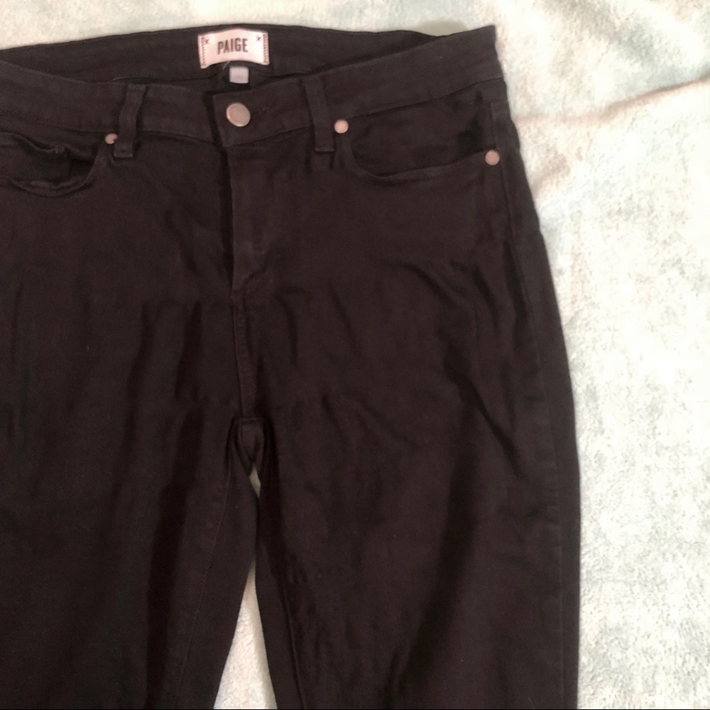Paige Verdugo Black Skinny Jeans